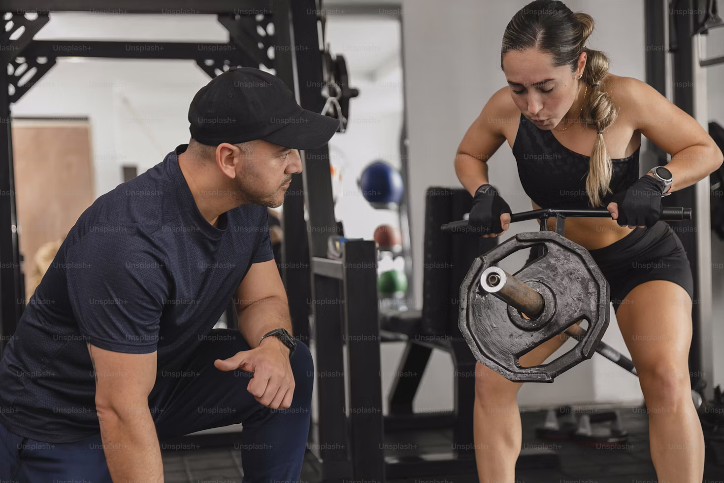 HollyFit member training