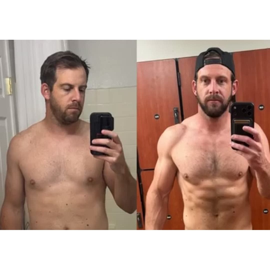 Before and after transformation